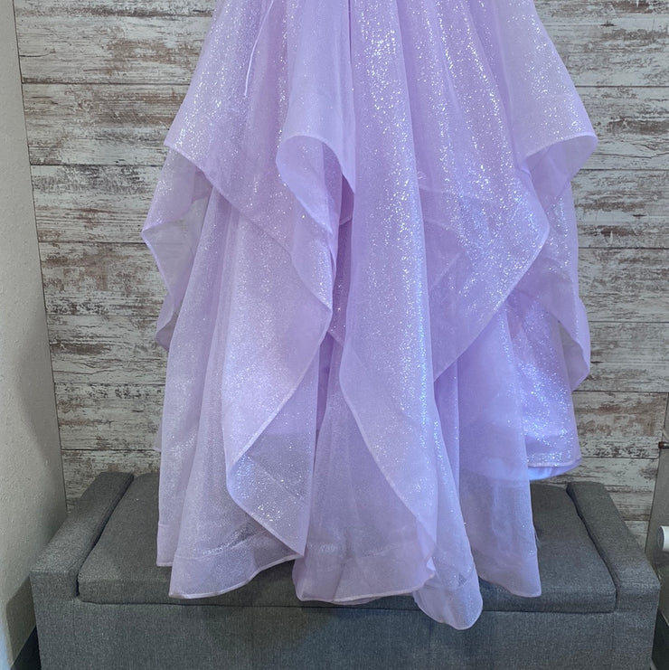 LAVENDER SPARKLY PRINCESS GOWN