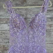 LAVENDER SPARKLY LONG GOWN