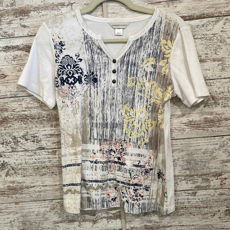 WHITE/COLORFUL SHORT SLEEVE TO