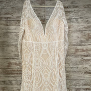 WHITE LACE WEDDING GOWN (NEW)