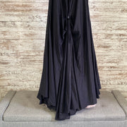 BLACK SPARKY LONG EVENING GOWN