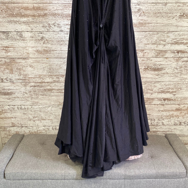 BLACK SPARKY LONG EVENING GOWN – Savvy Seconds Boutique