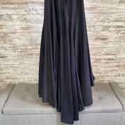 BLACK SPARKY LONG EVENING GOWN