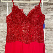 RED LONG EVENING GOWN (NEW)