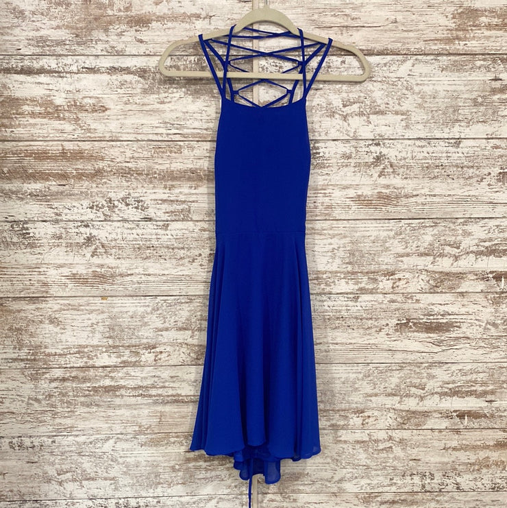 ROYAL BLUE SHORT DRESS