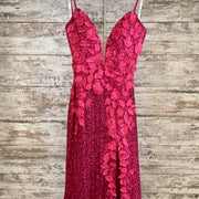PINK/FLORAL LONG GOWN (NEW)