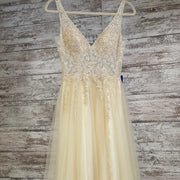 YELLOW A LINE GOWN