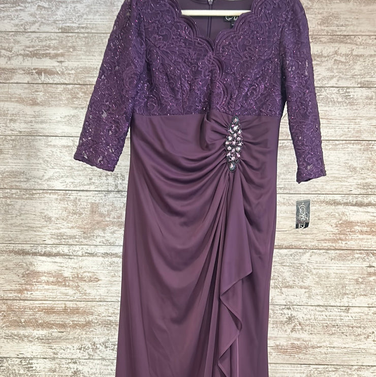 PURPLE LONG EVENING GOWN (NEW)