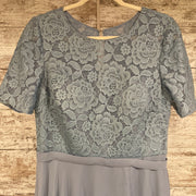 BLUE LONG EVENING GOWN