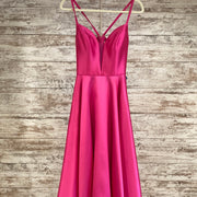 PINK A LINE GOWN