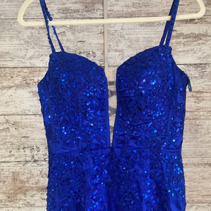 ROYAL BLUE SPARKLY MERMAID