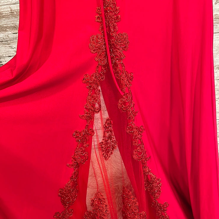 RED LONG EVENING GOWN (NEW)
