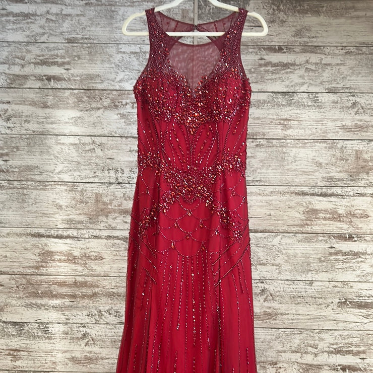 BURGUNDY LONG GOWN