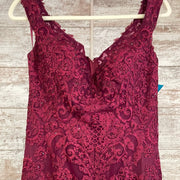 BURGUNDY SPARKLY MERMAID (NEW)