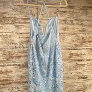 BLUE FLORAL MERMAID GOWN (NEW)