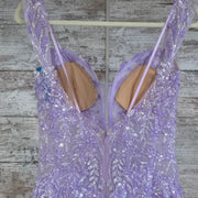 LAVENDER SPARKLY LONG GOWN