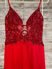 RED LONG EVENING GOWN (NEW)