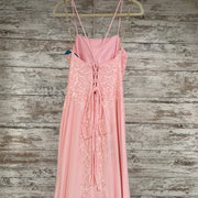 PINK LONG EVENING GOWN