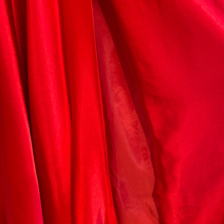 RED A LINE GOWN