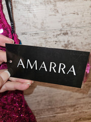 PINK SPARKLY SHORT DRESS (NEW)