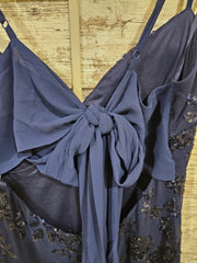 NAVY SPARKLY SHORT DRESS (NEW)