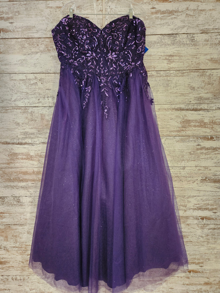 PURPLE PRINCESS GOWN