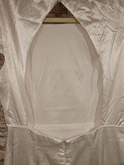 WHITE LONG EVENING GOWN (NEW)