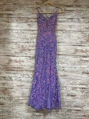 LAVENDER SPARKLY LONG DRESS