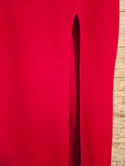RED LONG EVENING GOWN