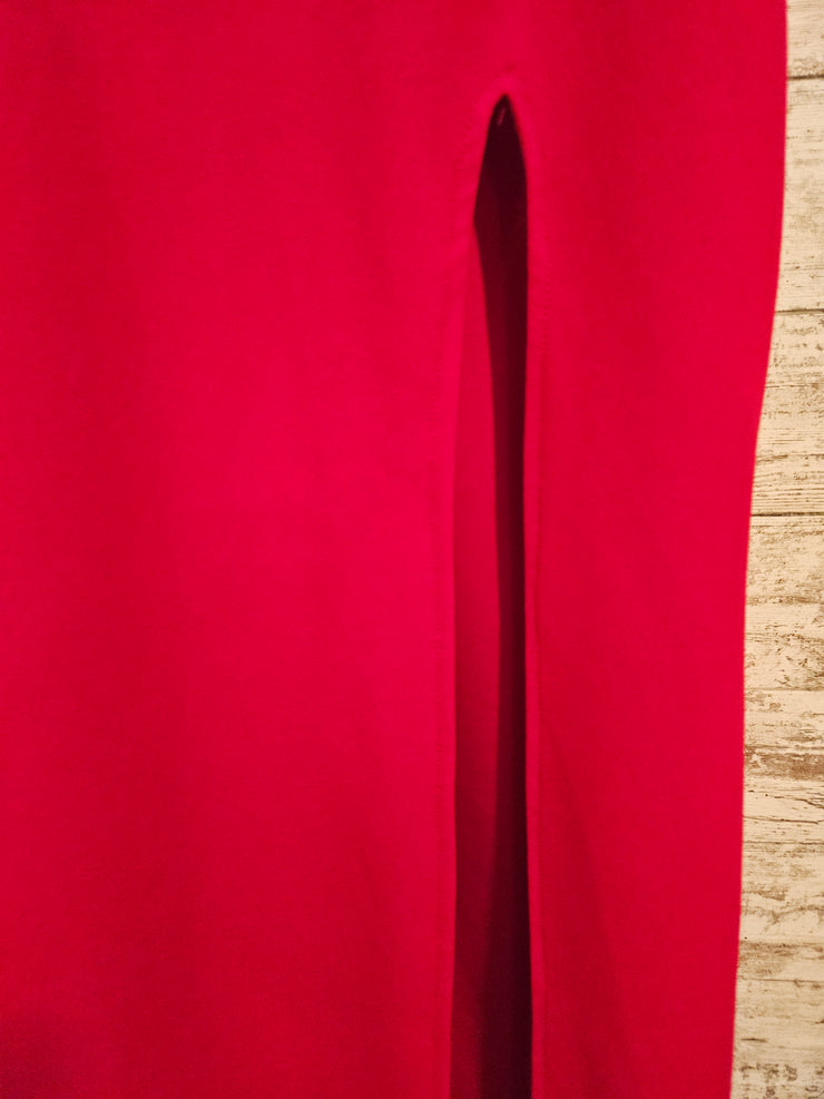 RED LONG EVENING GOWN