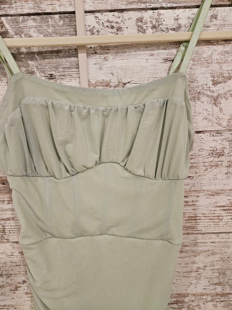 GREEN SHORT DRESS