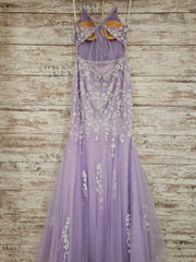 LAVENDER SPARKLY LONG DRESS