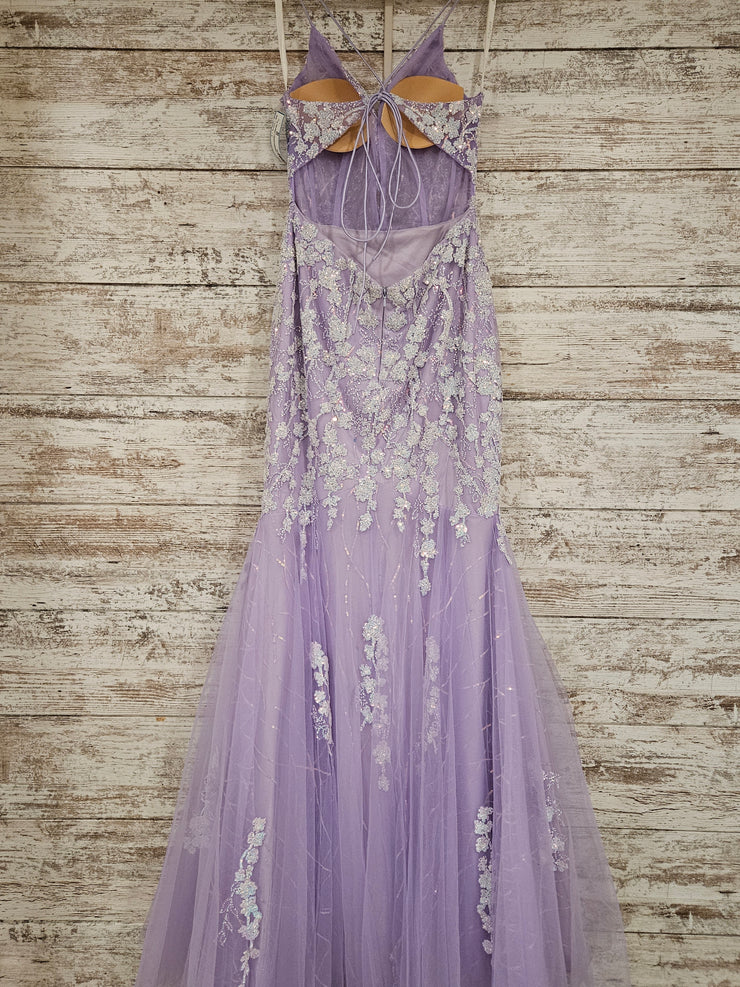 LAVENDER SPARKLY LONG DRESS