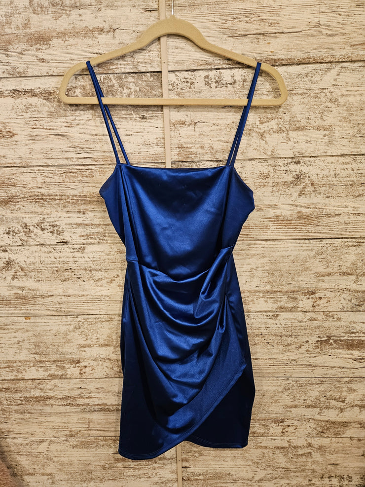 ROYAL BLUE SHORT DRESS