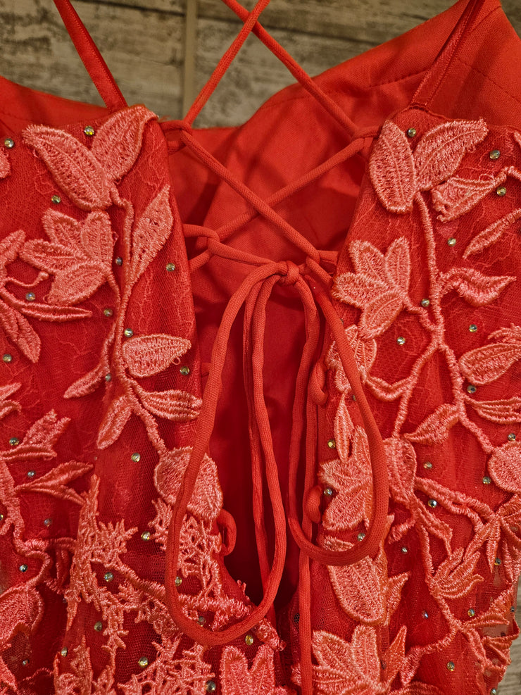 PINK/FLORAL MERMAID GOWN (NEW)