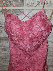 PINK LACE SHORT DRESS