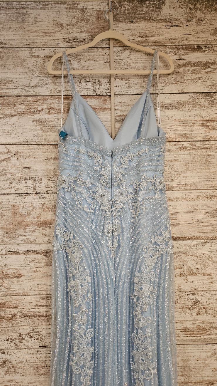 BLUE SPARKLY LONG DRESS (NEW)