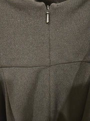 BLACK SIDE FRINGE SHORT DRESS