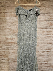 GREEN FLORAL LONG DRESS (NEW)