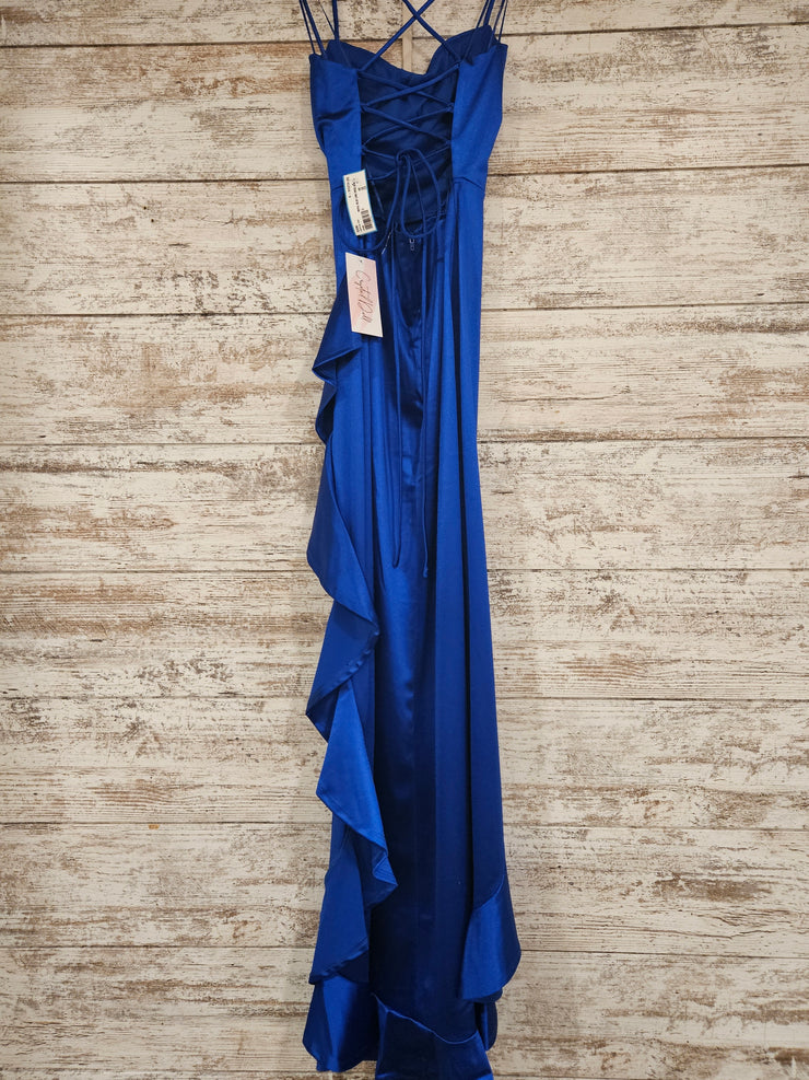 ROYAL BLUE LONG DRESS (NEW)