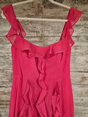 PINK LONG EVENING GOWN