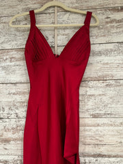 RED LONG EVENING GOWN