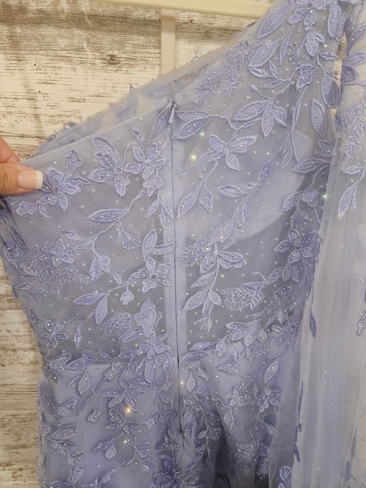 LAVENDER 1 SLEEVE SHORT DRESS