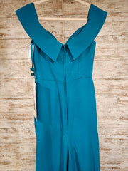 TEAL LONG EVENING GOWN (NEW)