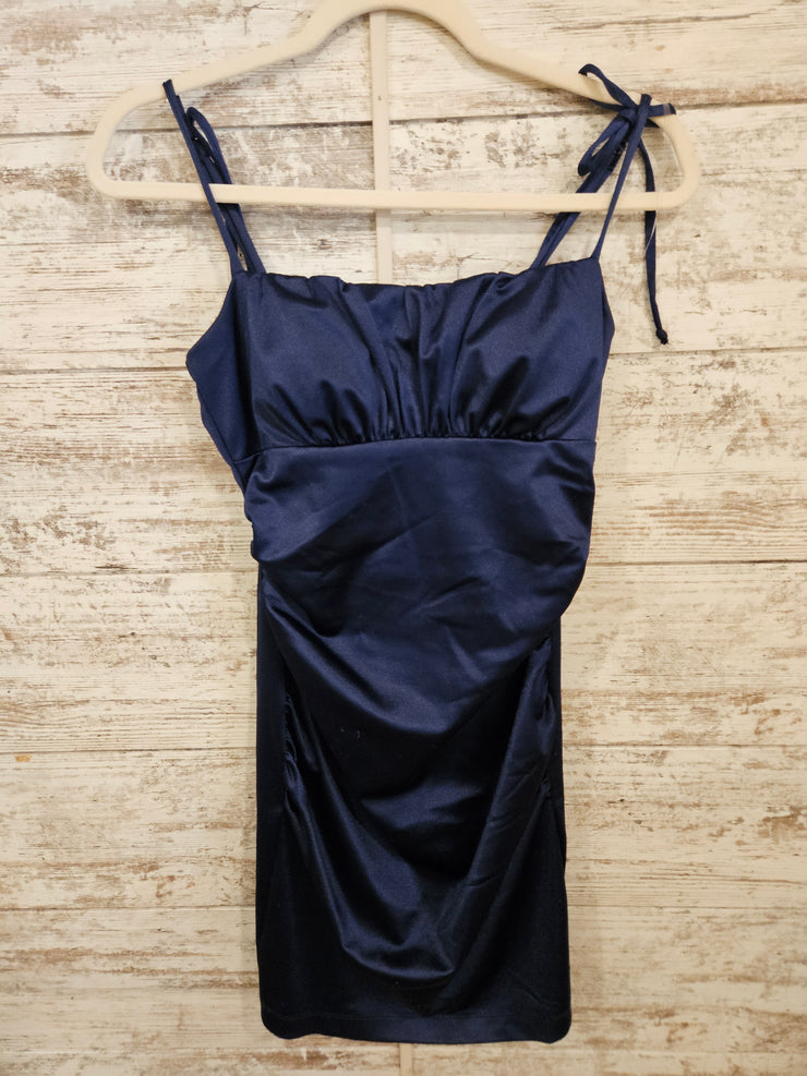 NAVY SHORT DRESS