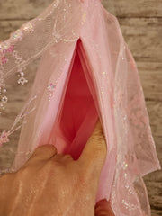 PINK LAYERED A LINE GOWN (NEW)