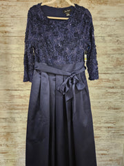 NAVY A LINE GOWN (NEW)