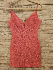 PINK/FLORAL SHORT DRESS