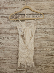 WHITE LACE SHORT DRESS