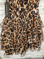 ANIMAL PRINT SHORT DRESS-NEW$590